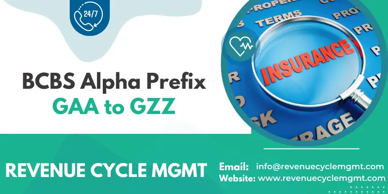 BCBS Alpha Prefix GAA to GZZ